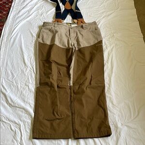 Cabela's Upland Bird Hunting Pants with Carhartt Suspenders